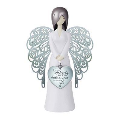 You are an angel, Figura de anjo com mensagem em italiano, Enesco