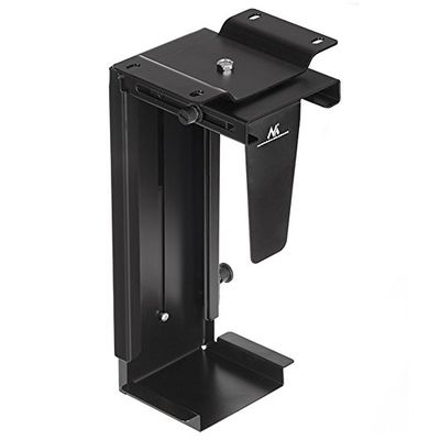 Maclean MC-713B or MC-713S Under Desk PC Mount The 10 kg Black Or Silver (Black)