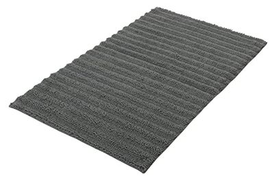 Kleine Wolke Tapis de Bain Yara, Couleur : Ardoise, matière : 100% Coton, Dimensions : 70 x 120 cm