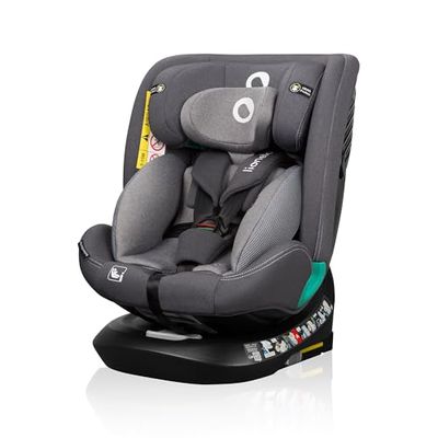 Lionelo Bastiaan ONE i-Size 4in1 - Baby Autostoel 360° Draaibaar - Kinderen van 0–12 jaar (40–150 cm) - Getest en Veilig - 13 standen - Extra Comfortinzet - ISOFIX - RWF optie - Versterkte constructie