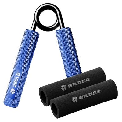BILDER Handgrijptang van metaal, ideaal voor onderarm-, hand- en polstraining, versterkt de spieren en bevordert het functionele herstel, fitnessapparatuur, weerstand 113 kg
