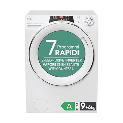 Candy Lavadora - Secadora ROW4964DWMCT1S 1400 RPM 9 kg 6 Kg
