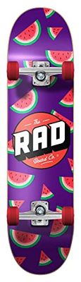 RAD Unisex - Volwassen Watermelon Skateboard Compleet board, Lila, 7.75"
