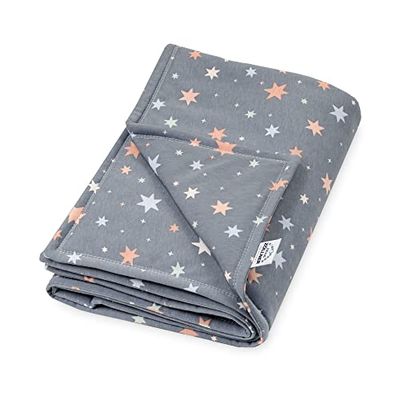 Julius Zöllner Jersey deken gevoerd mt. 70/100 | Made in Germany | 100% katoen-jersey | Oeko-Tex® Standard 100 | Shiny Stars