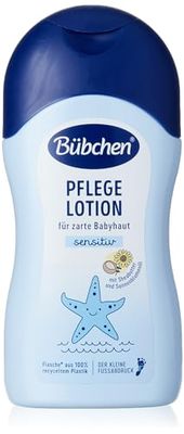 Bübchen Care Lotion, 400 ml – mild babykroppskräm, närande bodylotion för skonsam rengöring av känslig babyhud, utan silikoner