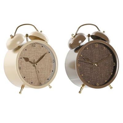 RELOJ DESPERTADOR METAL 10X5,4X13,5 2 SURT.