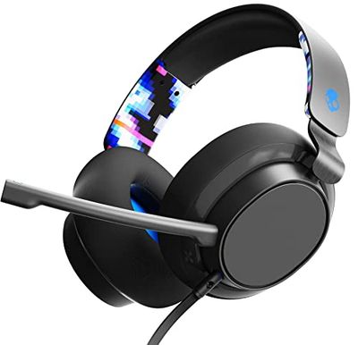 Skullcandy SLYR Casque de Gaming Multiplateforme Supra-Auriculaire Filaire, Compatible Xbox + PlayStation + PC - Bleu