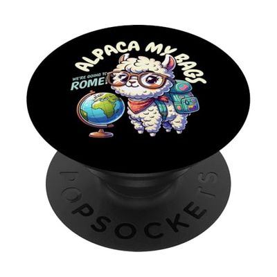 A juego divertidas vacaciones en Italia y viaje grupal italiano a Roma PopSockets PopGrip Adhesivo