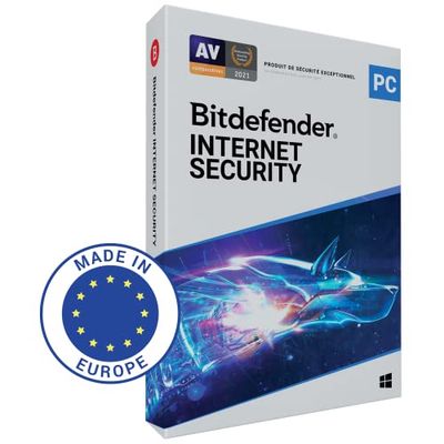 Bitdefender Internet Security 2024 | 5 appareils | 2 Ans | PC