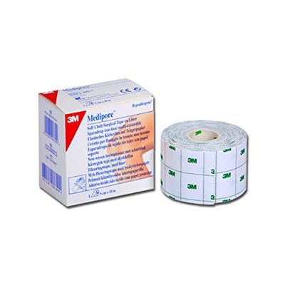 3M Medipore - cm 5 x 10 mt Protezione elastica adesiva in TNT, Confezione 1 pezzo