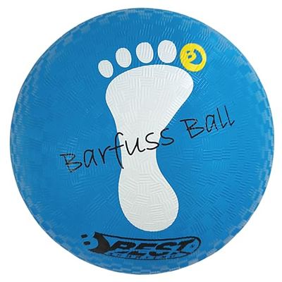 BEST SPORTING 10157 - Ballon de Football à Pieds Nus en Bleu, Ballon de Football à Pieds Nus léger, Taille 5, Ballon Souple de qualité supérieure, Ballon élastique en Caoutchouc Souple