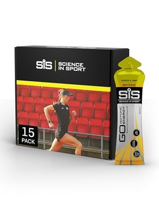 Science in Sport GO Isotonic Energy Gel 15x60ml Lima-limón, Vegano - Formulación isotónica con 22g de carbohidratos, Buen aporte de energía, Alternativa ideal a las bebidas isotónicas