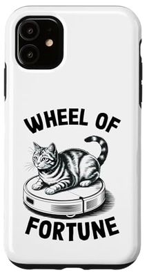 Wheel Of Fortune Cat Joke Robot Vacuum Cleaner Cat Case for iPhone 11