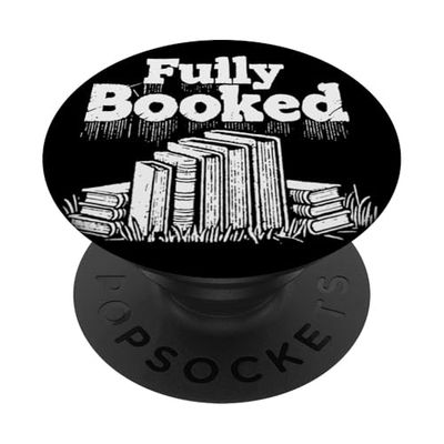 Diseño de libro retro para lectores y club de lectura PopSockets PopGrip Adhesivo