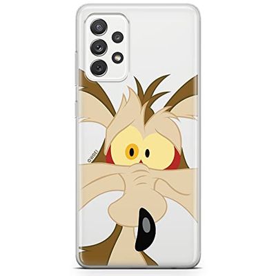 ERT GROUP mobiel telefoonhoesje voor Samsung A73 5G origineel en officieel erkend Looney Tunes patroon Coyote 001 optimaal aangepast aan de vorm van de mobiele telefoon, gedeeltelijk bedrukt