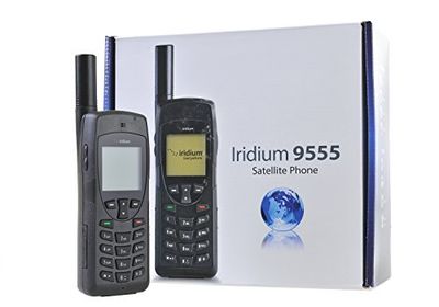 Iridium 9555 Teléfono Satelital con Tarjeta SIM Prepago de 75 Minutos/ 60 Días