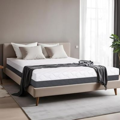 Materasso matrimoniale 160 x 200 Waterfoam 100% Made in Italy | Ergonomico e Ortopedico Sostegno Sostenuto | Elevata Traspirabilità, AirFoam | Sfoderabile | Anallergico, Antibatterico e Antiacaro