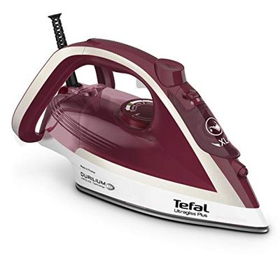 Tefal Ultragliss Plus FV6810 stoomstrijkijzer, 2800 W, 50 g/minuut continue stoomproductie, 250 g/minuut stoomstoot, 100% actieve stoomgaten, krasbestendige Durilium Airglide strijkzool