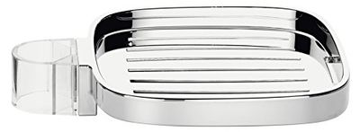 hansgrohe Casetta Saboneteira, para barras de duche de 18/22/25 mm, altura ajustável, crómio, 26519000