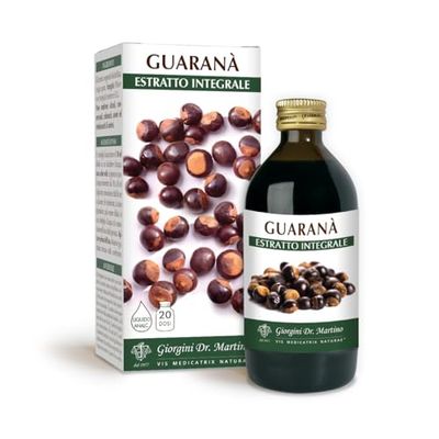 Dr Giorgini Integratore Alimentare, Guaranà Estratto Integrale Liquido Analcoolico - 200 ml