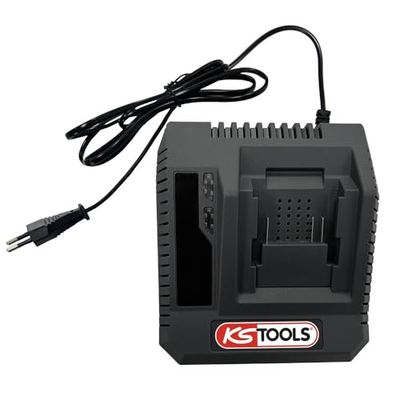 KS TOOLS 515.4703F - Cargador de batería (18 V, 4 A)