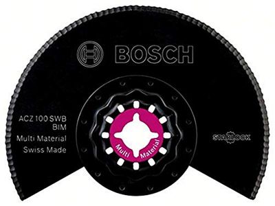 Bosch Starlock Lâmina com dentes ondulados bimetálicos multimaterial, ACZ 100 SWB, 100 mm