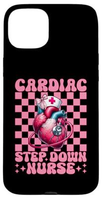 Cardiac Step Down Nurse Cardiac Nurse VICU ICU Case for iPhone 15 Plus