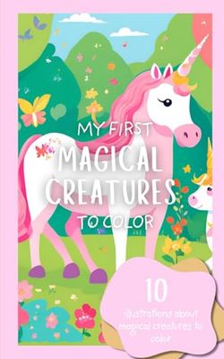 My first Magical Creatures to color