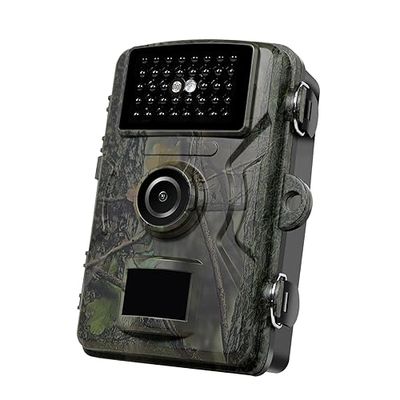 Wildcamera met nachtzicht, warmte- en bewegingsactivering, Full HD 1080p resolutie (1920 x 1080 (16:9) @ 30 fps), IP66-bescherming, 90°-groothoeklens IR-detectiebereik voor een breder gezichtsveld, 2