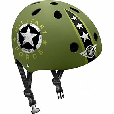 Stamp Skate SKIDS Control hjälm unisex-ungdom, kaki, 53/57 cm