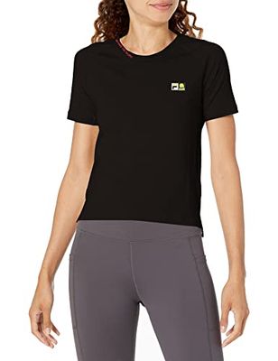 VR/46 Riders Academy Camisetas Riders Academy Fila,Mujer,XL,Negro