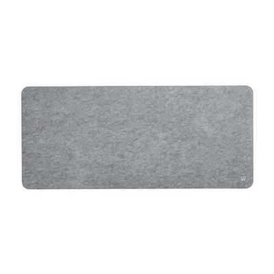 Ewent Tapis de bureau XXL en feutre, tapis étendu pour souris antidérapant, silencieux, confortable et doux, facile à nettoyer et absorbe l'eau, dimensions extra-larges pour le bureau et le jeu