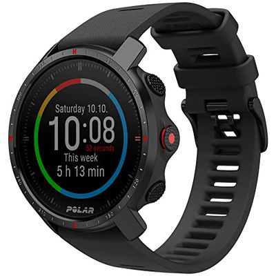 Polar Grit X Pro- GPS Multisport Smartwatch- Durabilidad Militar, Cristal de Zafiro, FC en la Muñeca, Batería de Larga Duración, Orientación, para Deportes al Aire Libre, Trail Running, Senderismo