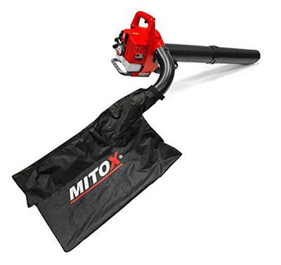 Mitox 28BV-SP Petrol Handheld Blower and Vacuum, Red