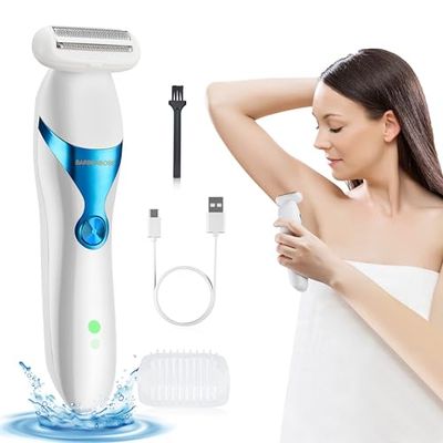 BarberBoss Electric Lady shavers for Women, Electric Razor for Women, Womens Electric shavers, Womens Shaver, Ladies shavers, Bikini Trimmer Women, Trimmer for Women