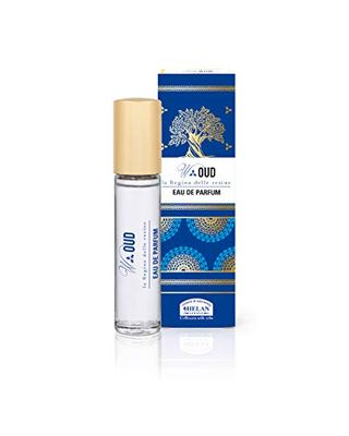 Helan, W Oud - Parfum Femme Profond et Enveloppant, Eau de Parfum Intense avec Cardamome, Encens, Pivoine et Safran, Idéal comme Cadeau Noel - Parfums Femme avec Ambre et Mousse, Made in Italy, 10 ml