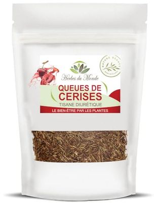 Herbes du Monde - Gambi di Ciliegia Tagliati - Il tuo Alleato dimagrante - Tisana Diuretica e Dimagrante - 1 busta da 100g