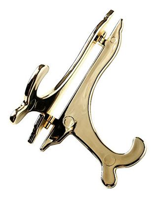Bulk Hardware BH03840 bordenstandaard messing plastic 150-250 mm, wit