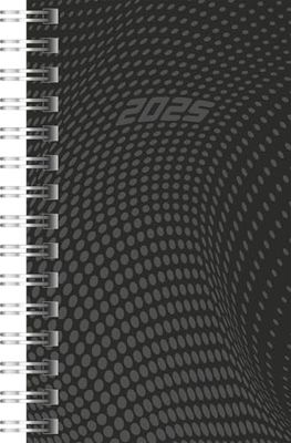 rido/idé Pocket Diary Model Timing 3 (2025), 2 Pages = 1 Week, A7, 160 Pages, PP Cover, Black