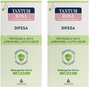 ANGELINI Tantum Rosa Difesa Detergente Intimo Ph 3.5-200 ml (Confezione da 2)