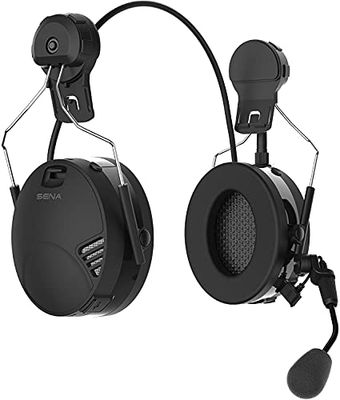 Sena TUFFTALK-02 - Tufftalk lite orejera comunicación Bluetooth auriculares con intercomunicador, casco de seguridad