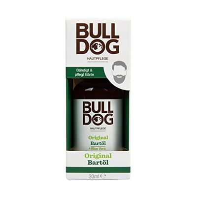 Bulldog Olio per barba originale da uomo, confezione da 1 (1 x 30 ml)