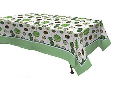 Italian Bed Linen Panama Digital Printed Tablecloth, 150x150cm, TV21, TV 21, 150 x 150 cm