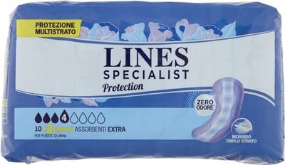 Lines Specialist Protection Extra Assorbenti Per Incontinza Leggera, Confezione Da 12 Assorbenti, 1 x 270 g
