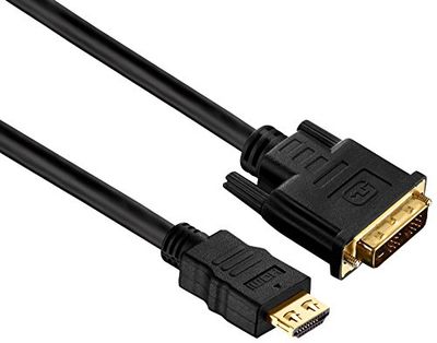 PureLink PI3000-035 HDMI naar Single Link DVI verbindingskabel (2K FullHD (1080p), ethernet), HDMI-A-stekker naar DVI-D-stekker (18+1), gecertificeerd, 3,50 m, zwart
