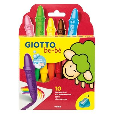 Giotto Be-Bè Superwax etui 10 stuks + puntenslijper