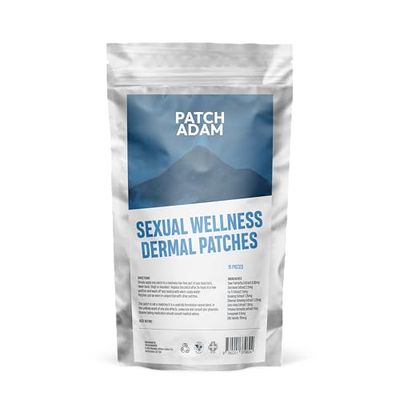 Patch Adam Sexual Wellness Dermal Patches - 5mg CBD Isolate with 24-Hour Boost, Easy & Discreet Application, Hassle-Free Absorption - Pack of 15