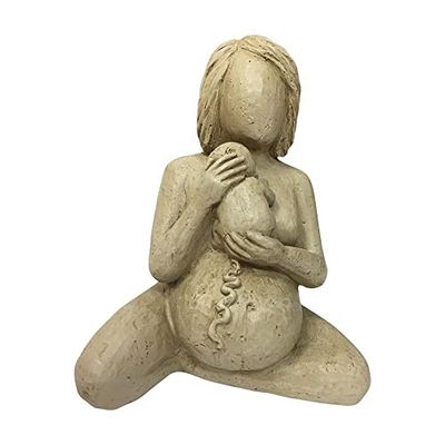 CHBDJY Estatua Corporal de Mujer Embarazada, Figura posparto, Gran Escultura de Madre para decoración del hogar, Estatua Conmemorativa del Proceso de Nacimiento del bebé, Regalos coleccionables