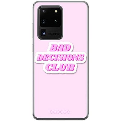 ERT GROUP Custodia per Samsung S20 Ultra, originale e ufficiale Babaco modello 90's Girl 003, perfettamente adattata alla forma del telefono cellulare, custodia in TPU