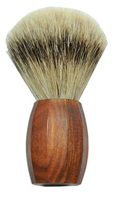 Golddachs Blaireau, 100%, manche en palissandre, rasage Argenté